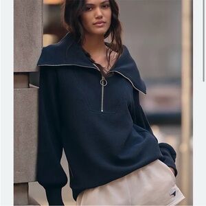 Varley Vine Half-Zip Pullover dark sapphire S